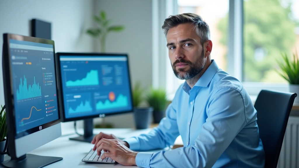 Asmenų kompiuterių ekranuose rodomi Google Analytics ir Search Console sąsajų pavyzdžiai